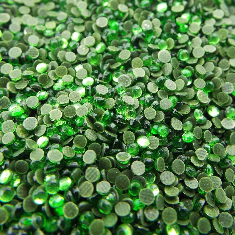 2 COLOUR 2.5mm Hotfix Iron on Faceted Gems Buy 1500 3000 10g