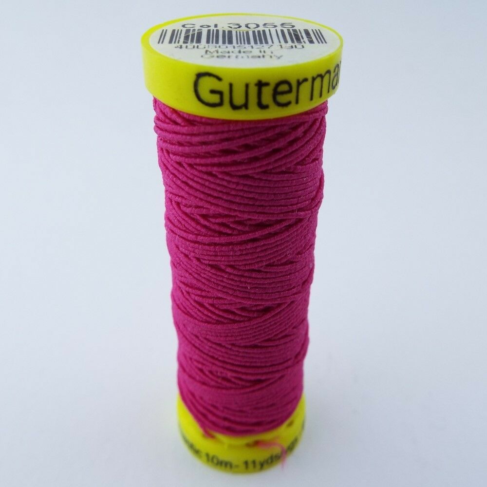 14 COLOUR QUALITY 10m Shirring Elastic Sewing Thread Cuff Knitting Etc