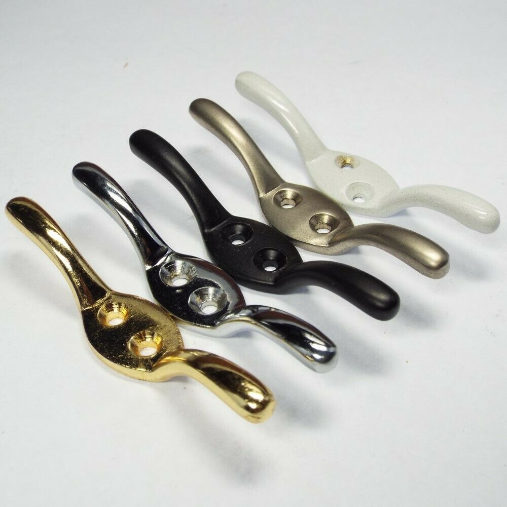 72mm Blind Cord Cleat Stay Black Chrome Matt Nickel Brass Gold & White
