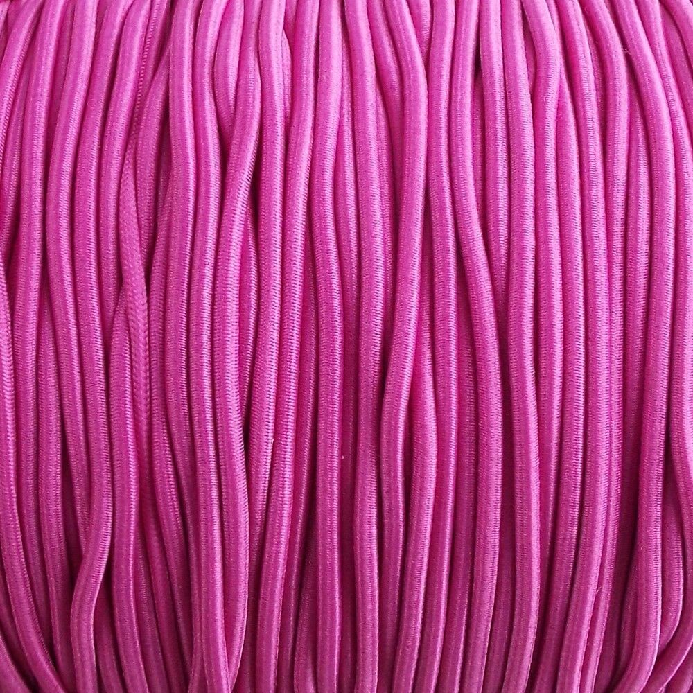 20 COLOUR 2.5mm Round Cord Elastic Coat Anorak Jacket Hood BUY 1 2 4 8