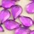 purple 40 4x6mm teardrop stones