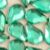 green 40 4x6mm teardrop stones