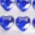 royal blue 35 6mm heart stones