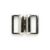 BBF060 2 9mm Chrome Rectangle