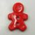 Gingerbread Man Red 17 by 25