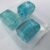 02 Clear Turquoise Cubes