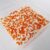 03 Orange White Seed Beads