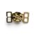 BF037 Gold 3mm Squares