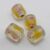 03 11mm by 9mm Yellow Pink Clear