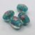 05 14mm by 10mm Turquoise Green Spots