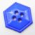 Royal Blue Hexagon