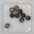 09 9x 12mm Silver Black Swirl