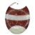 44 47x63mm Red White Oval