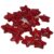 10 16x 15mm Red Stars