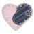 01 Pink Denim Heart 85 by 80