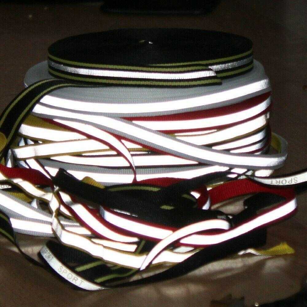 Reflective Night Time Ribbon Safe High Visibility Tape Safety 1 2 4m 7 ...