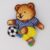 60 by 65 Bear Playing Football Teddy