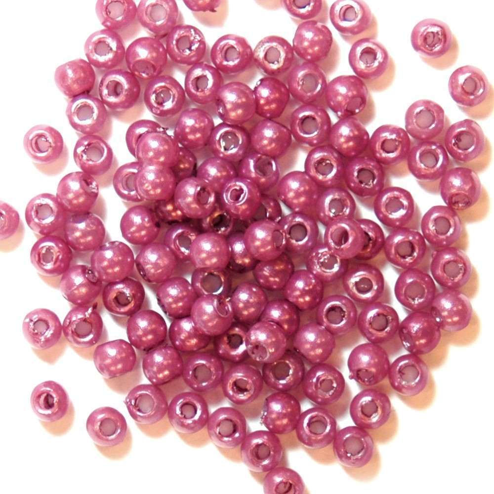 19 COLOUR 3mm Craft Factory Plastic Round Pearl Beads 7g Craft BUY 1 or 2 Packs
