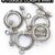 4 TOGGLE CLASPS 94901