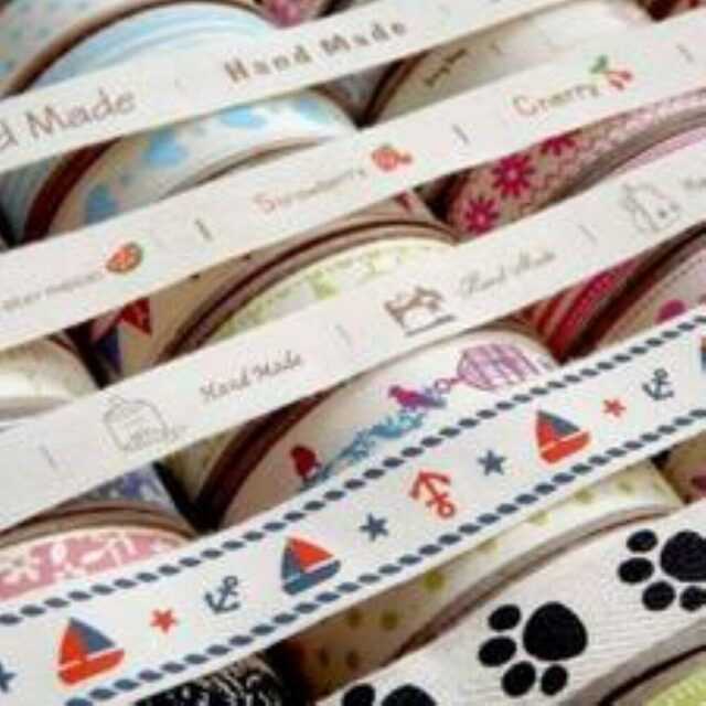 57 DESIGN Natural Cotton Ribbon 5m Lengths BUY 5 10 20m Printed India Tape 922