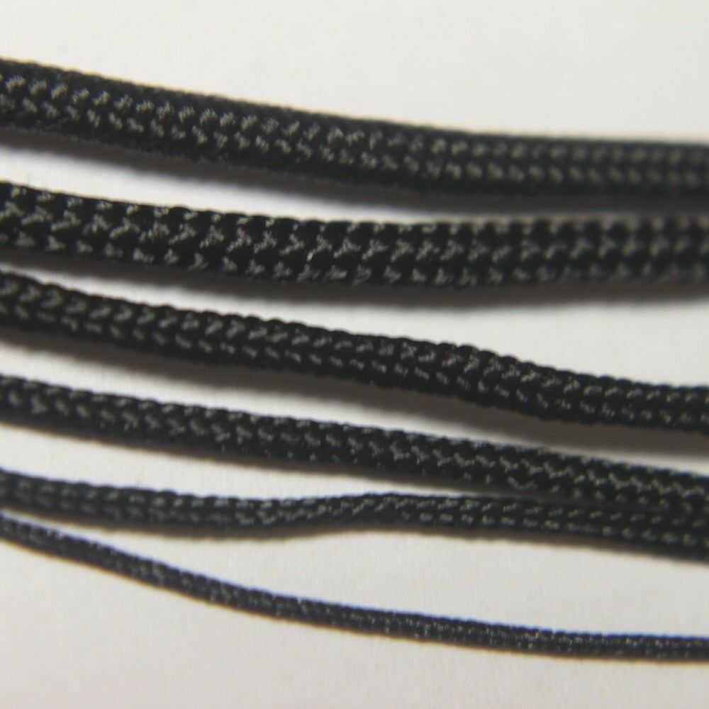 Black 1mm 1.2mm 1.5mm 2mm 2.5mm 3mm Nylon Cord Shamballa Jewellery