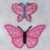 2058 60 by 35 2 Pink Butterflies