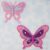 2066 50 by 40 2 Pink Butterflies