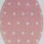 111 Oval Pink with Hearts