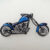 Blue Motorcycle 100 by 55