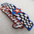 Racing Chequered Flags Badge 80 by 40