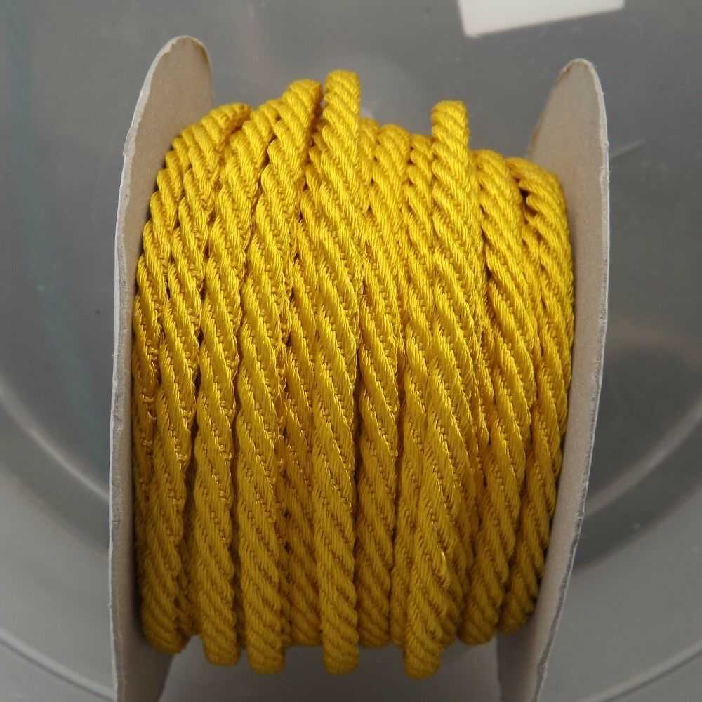 16 COLOUR 5mm Barley Twist Cord Craft Handle Rope Anti Unravel BUY 1 2