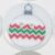 Red Green Zizzag Bauble