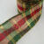 63mm Gold Red Green Tartan