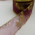 63mm Burgundy Gold Leaves