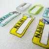 Name Tags Iron or Sew On Badge School Patch Motif Label 6 DESIGN BUY 1 2 4 364