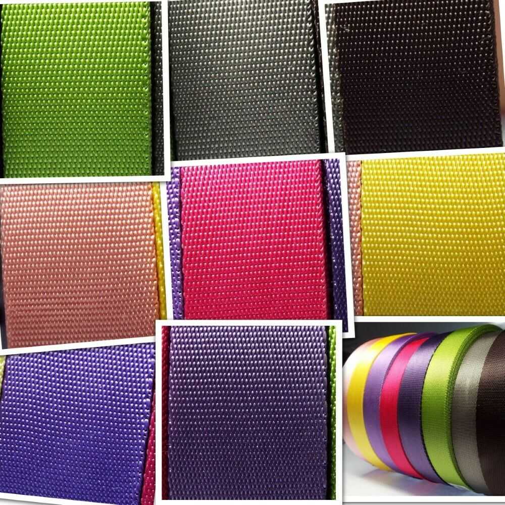 20mm White Polypropylene Plain Weave Webbing - 50m Roll