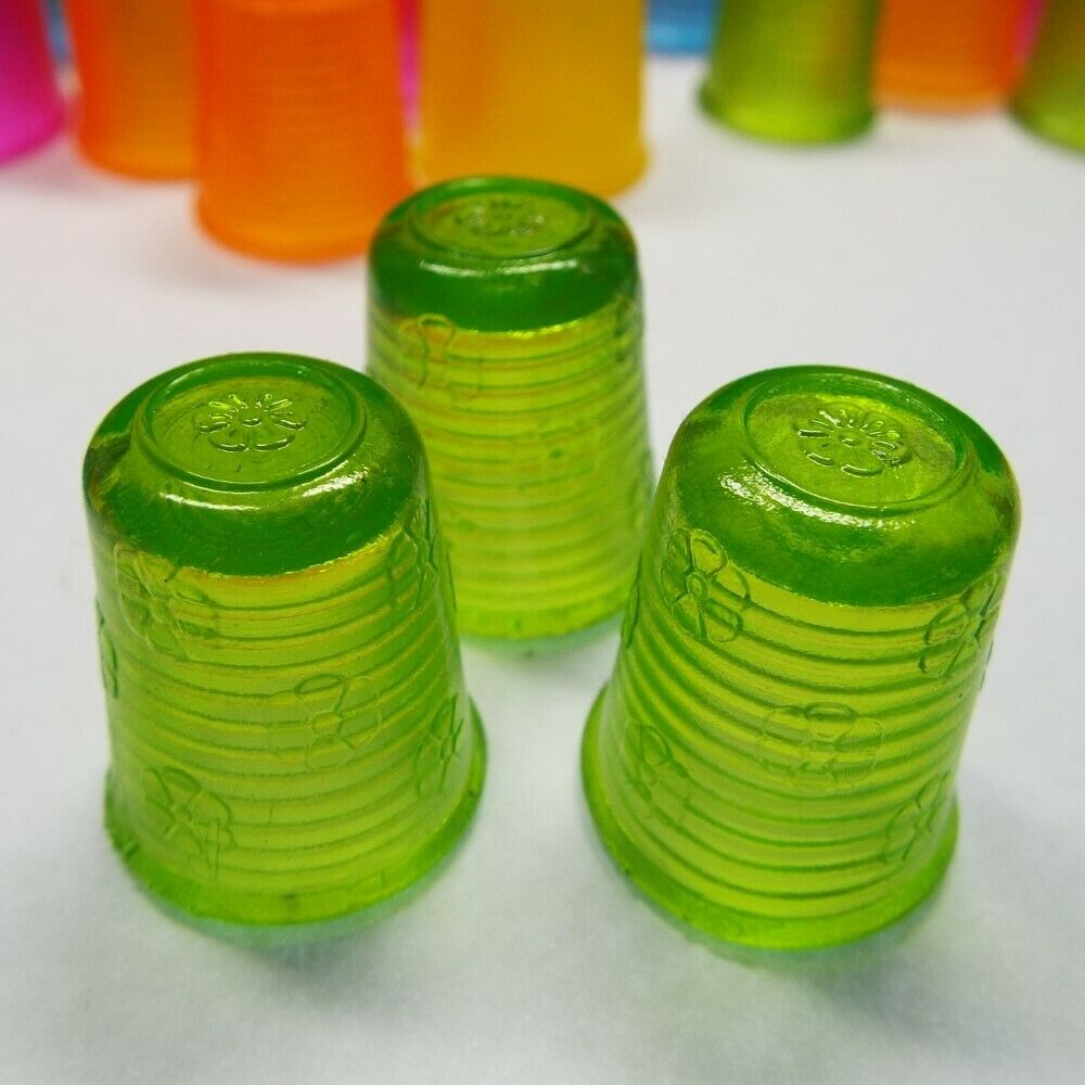 14 15 16 17 18mm Popular Hard Rubber Plastic Thimbles Sewing Small