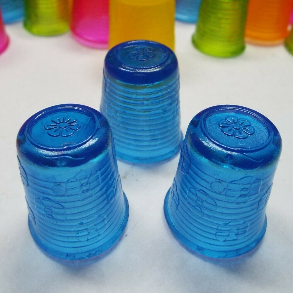 14 15 16 17 18mm Popular Hard Rubber Plastic Thimbles Sewing Small
