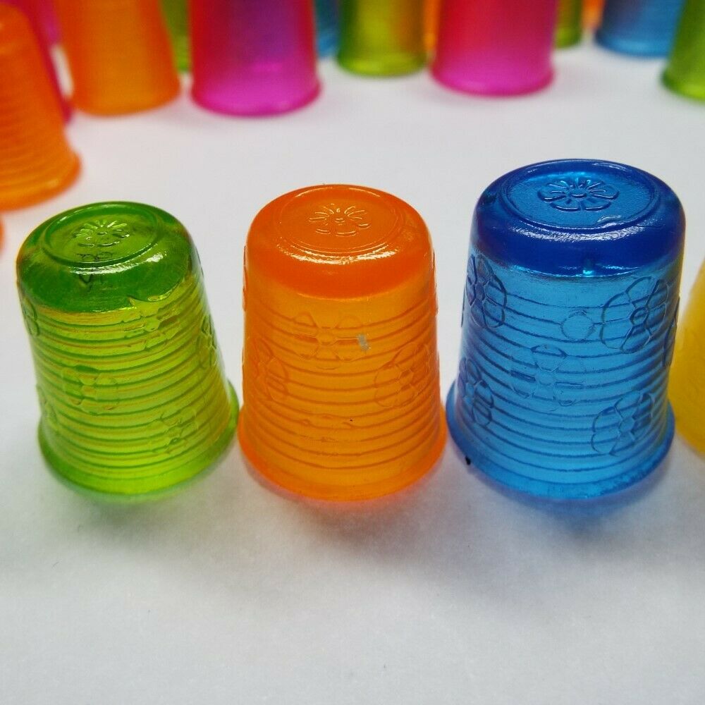 14 15 16 17 18mm Popular Hard Rubber Plastic Thimbles Sewing Small
