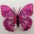 Sequin Pink Butterfly 60 by 50