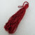 9cm Dark Red Rayon