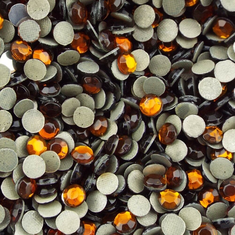 8 Colour 5mm Hotfix Iron On Round Faceted Glass Gems Buy 170 10g 340