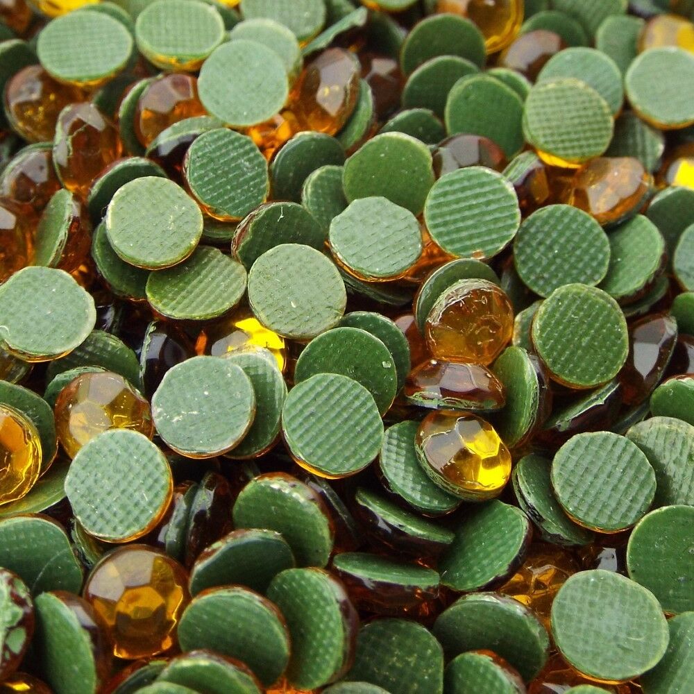 8 Colour 5mm Hotfix Iron On Round Faceted Glass Gems Buy 170 10g 340