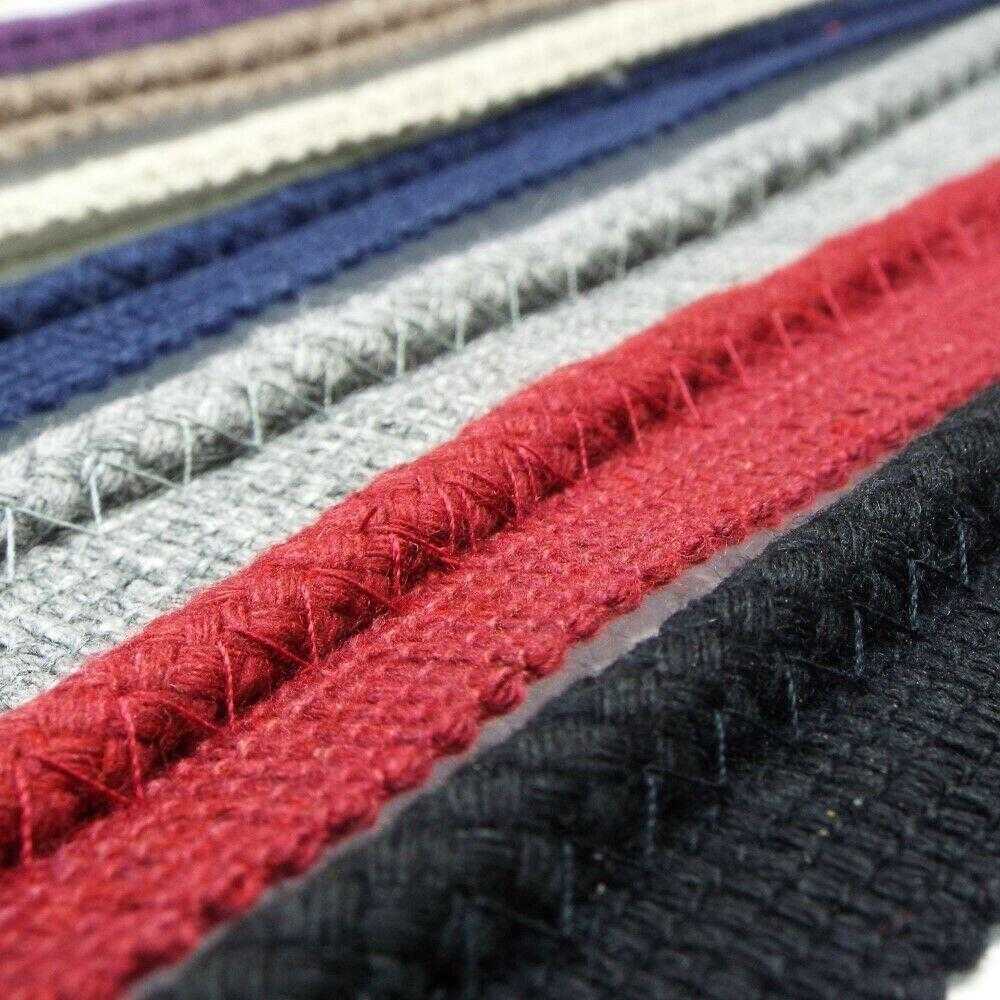 7mm Natural Look Cotton Mix Piping Flanged Cord Cushion Seam Costume ...