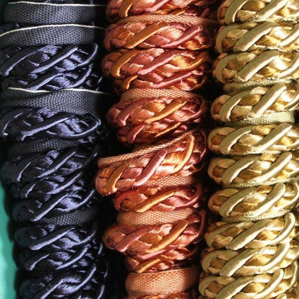 8 COLOUR Thick 12mm Flanged Piping Cord Upholstery Edging Trim BUY 1 2