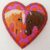 Love Heart 2 Horses 60 by 65