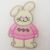 Bunny Pink Jumper 50 by 75