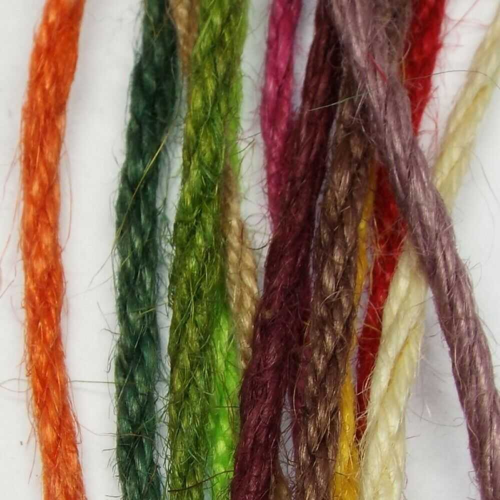 12 COLOUR Hemp 3mm Cord Rope Twine Jute Sisal Jewellery Natural BUY 1 2
