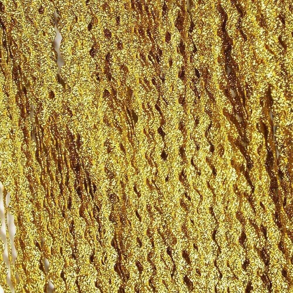 Gold Ric Rac 6mm Wide Metallic Trim Costume Craft Christmas Trim BUY 2 ...