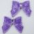 121 2 Lavender Sequin Bows 40 by 40